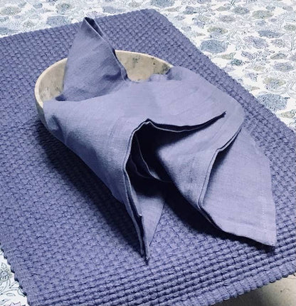 Woven Placemat : French Blue