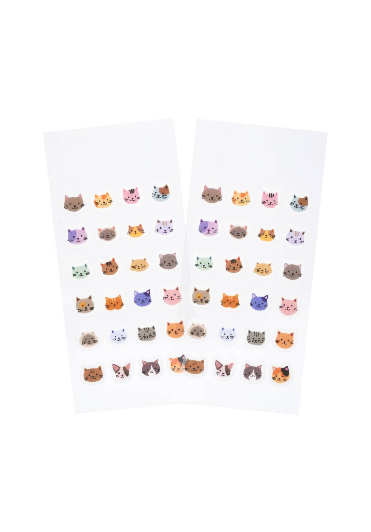 Cats Washi Stickers, 2 Sheets