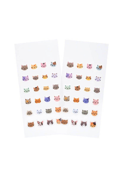Cats Washi Stickers, 2 Sheets