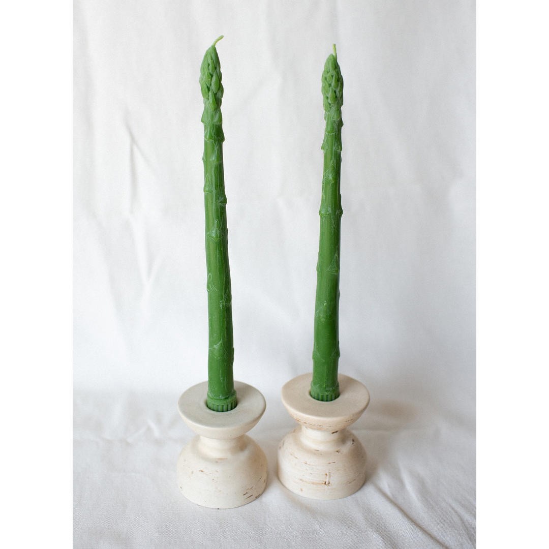 Asparagus Beeswax Candle