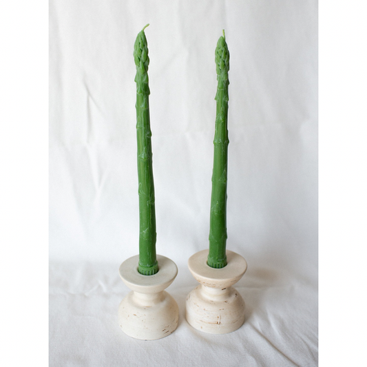 Asparagus Beeswax Candle