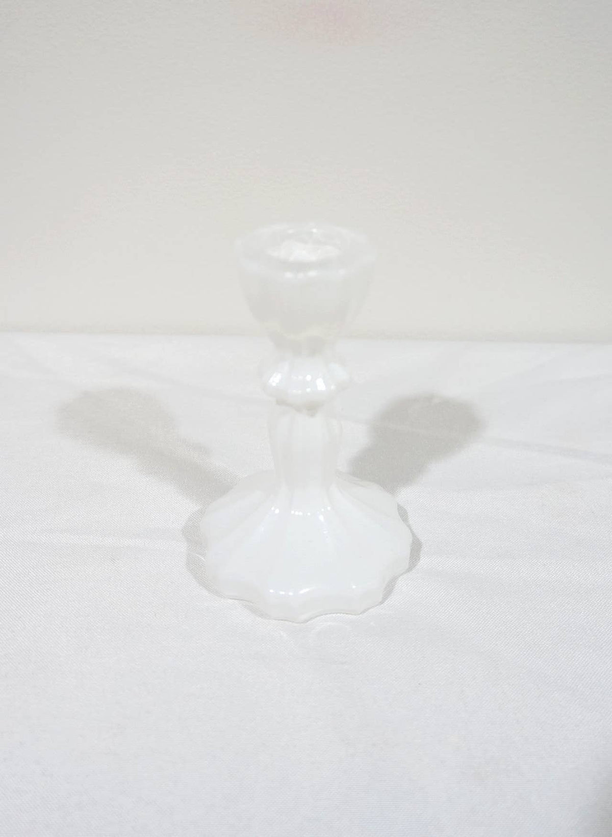 Glass Candlestick Holder, Taper Candle Stand