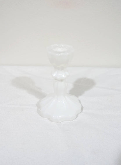 Glass Candlestick Holder, Taper Candle Stand