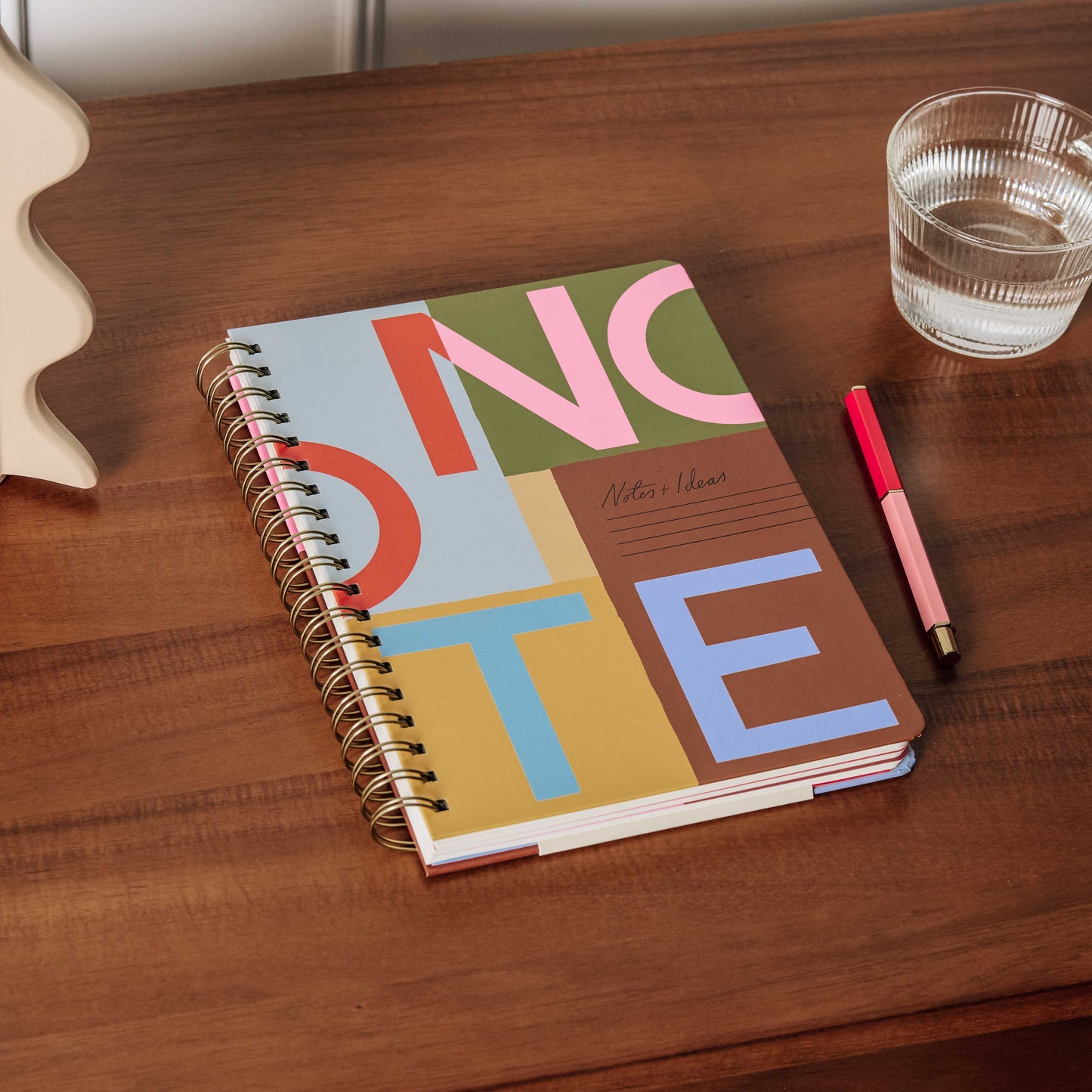 Notes Hardcover Spiral Lined Notebook