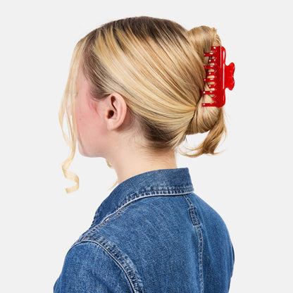 Jojo Hair Claw in Small Candy Red