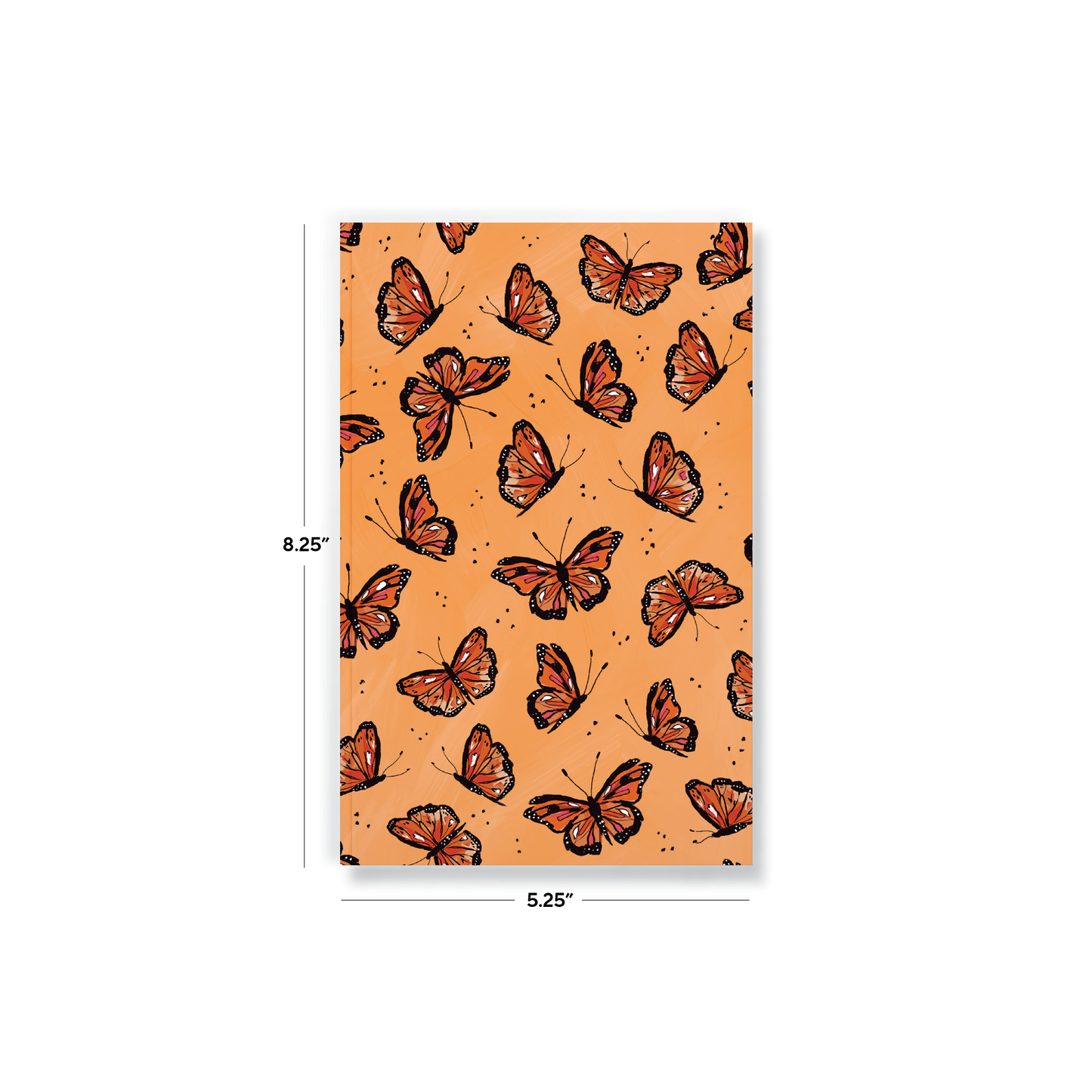 Flying Monarchs Soft Touch Notebook