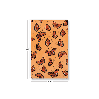 Flying Monarchs Soft Touch Notebook