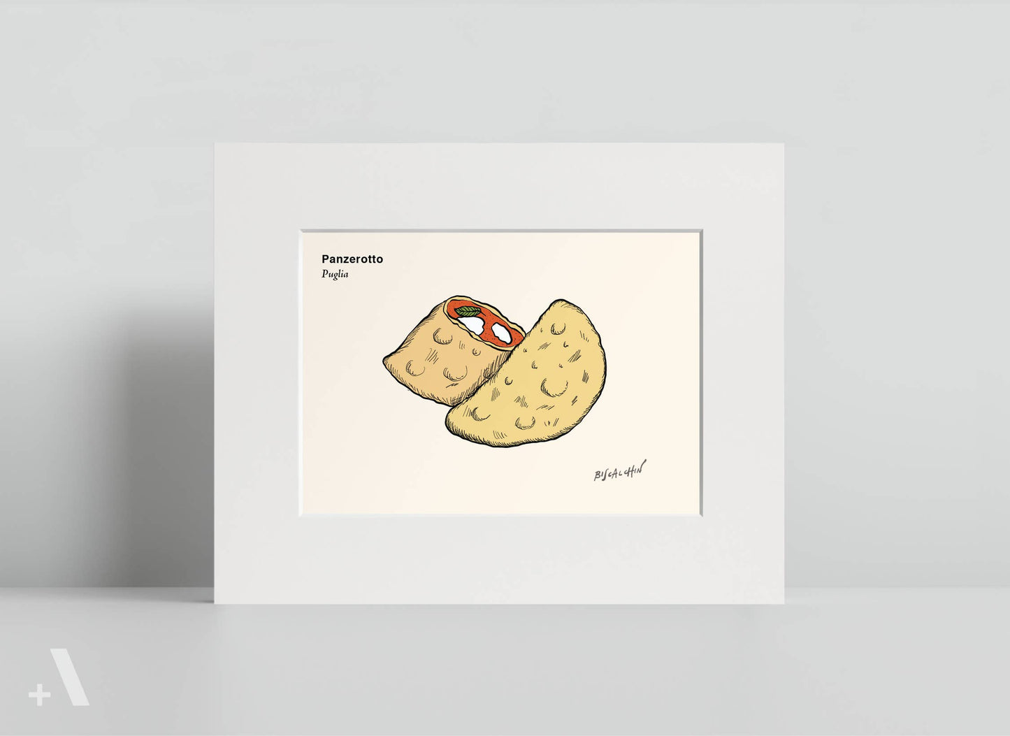 Pizzas of Italy Illustrated Art Print