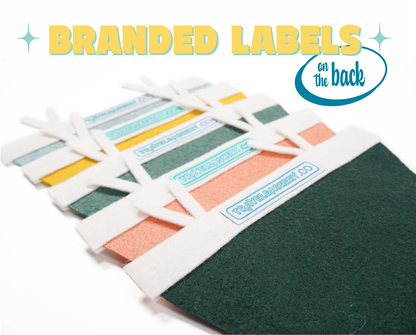 New Jersey Hand Lettered Wool Felt Pennant