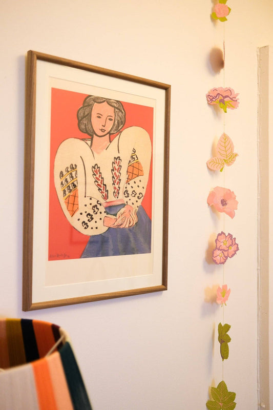 ROSE VERTICAL WALL HANGING