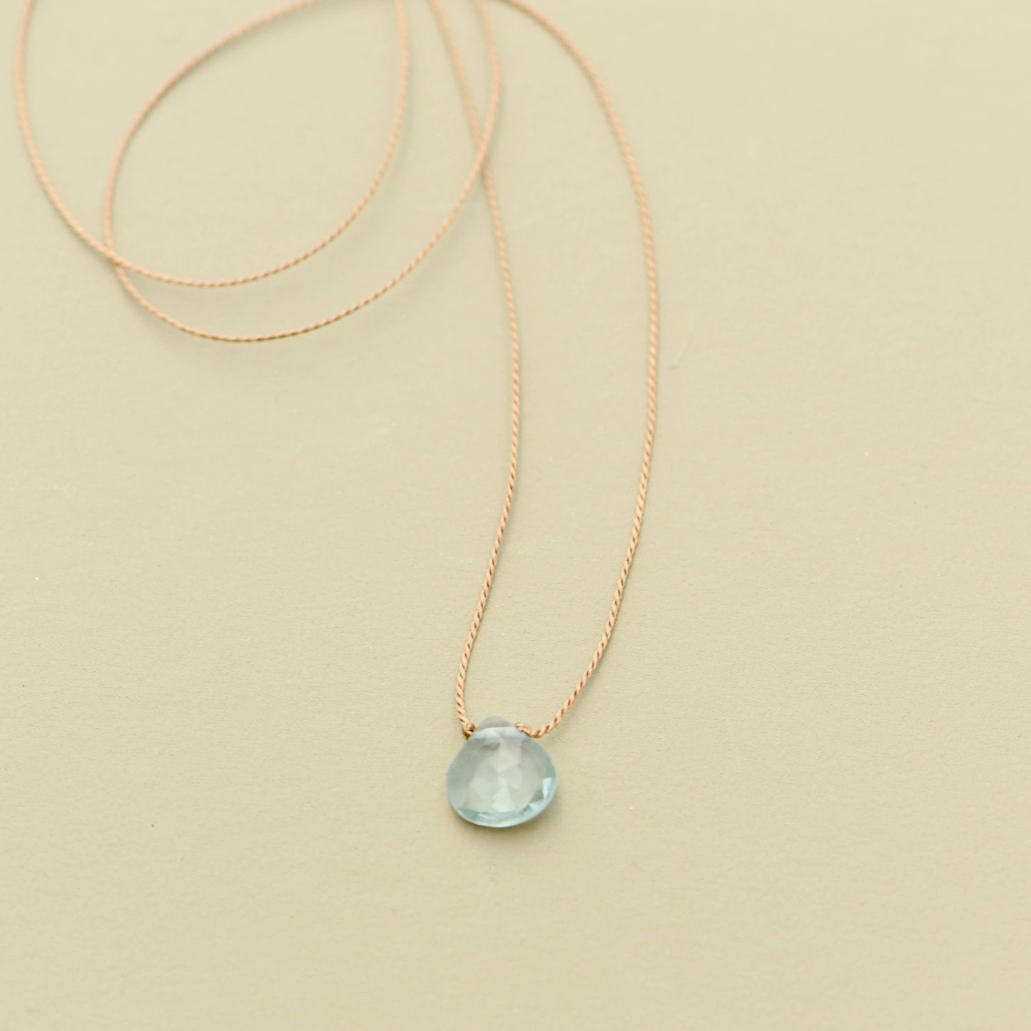Delicate Teardrop Pendant Necklace