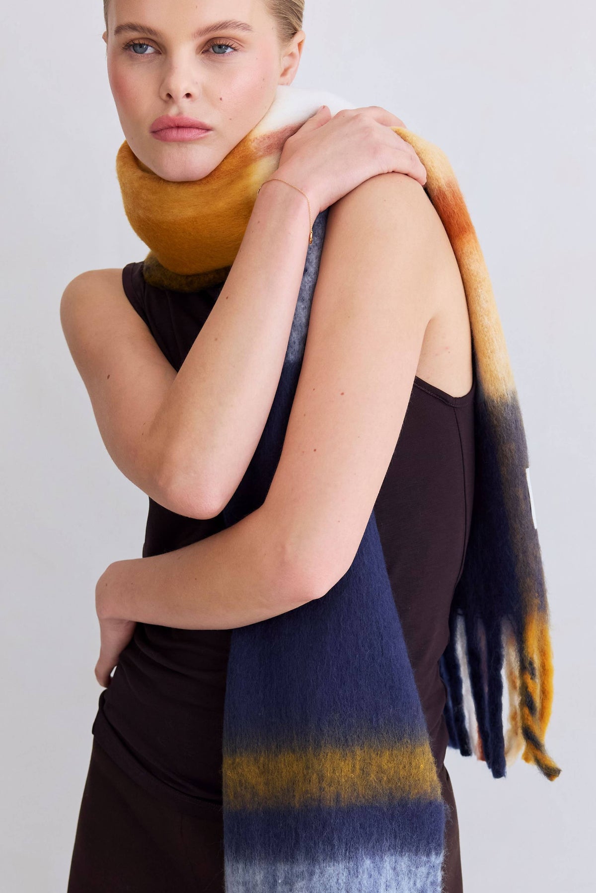 Midnight Summer Stockholm Recycled Winter Scarf