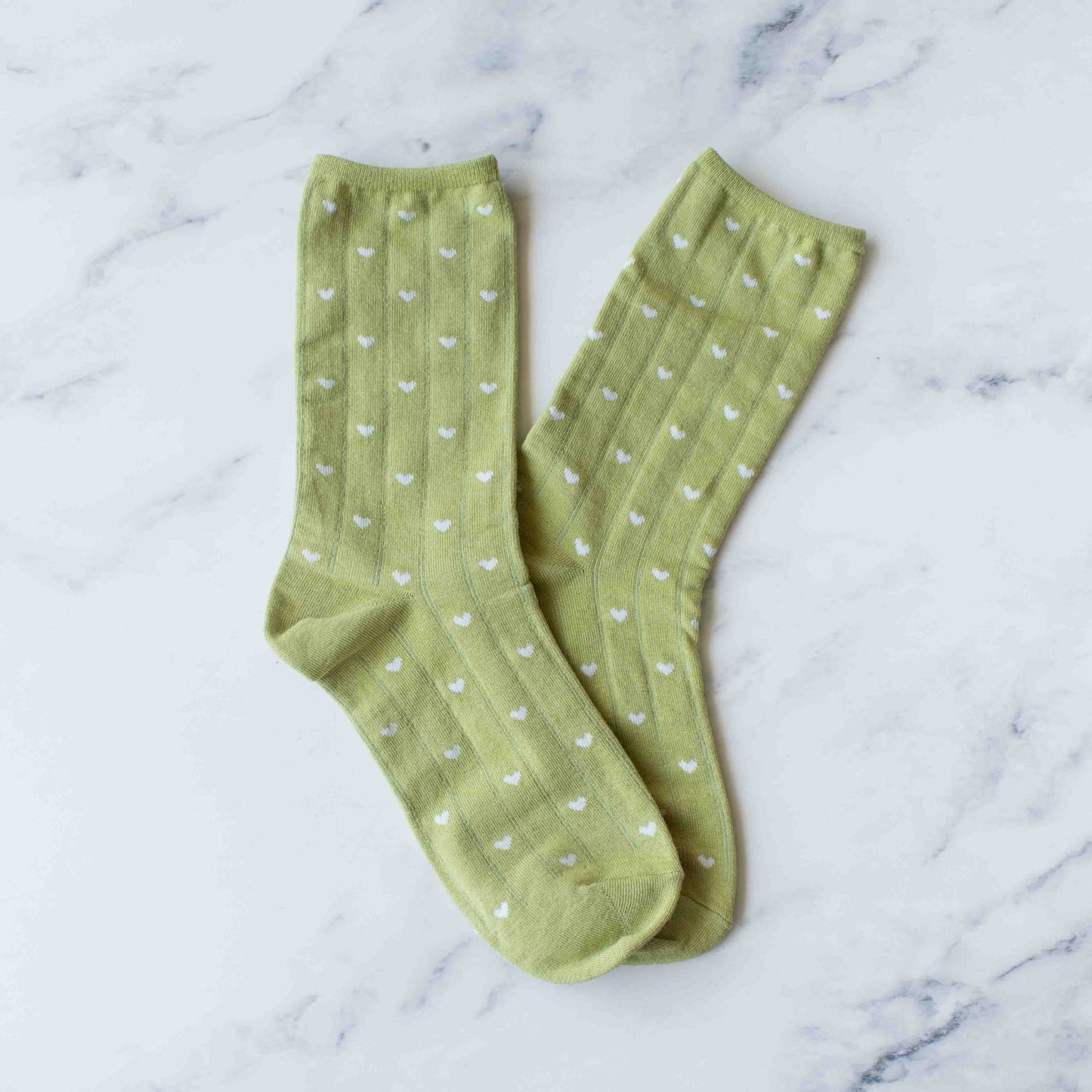 Women's Heart Crew Socks