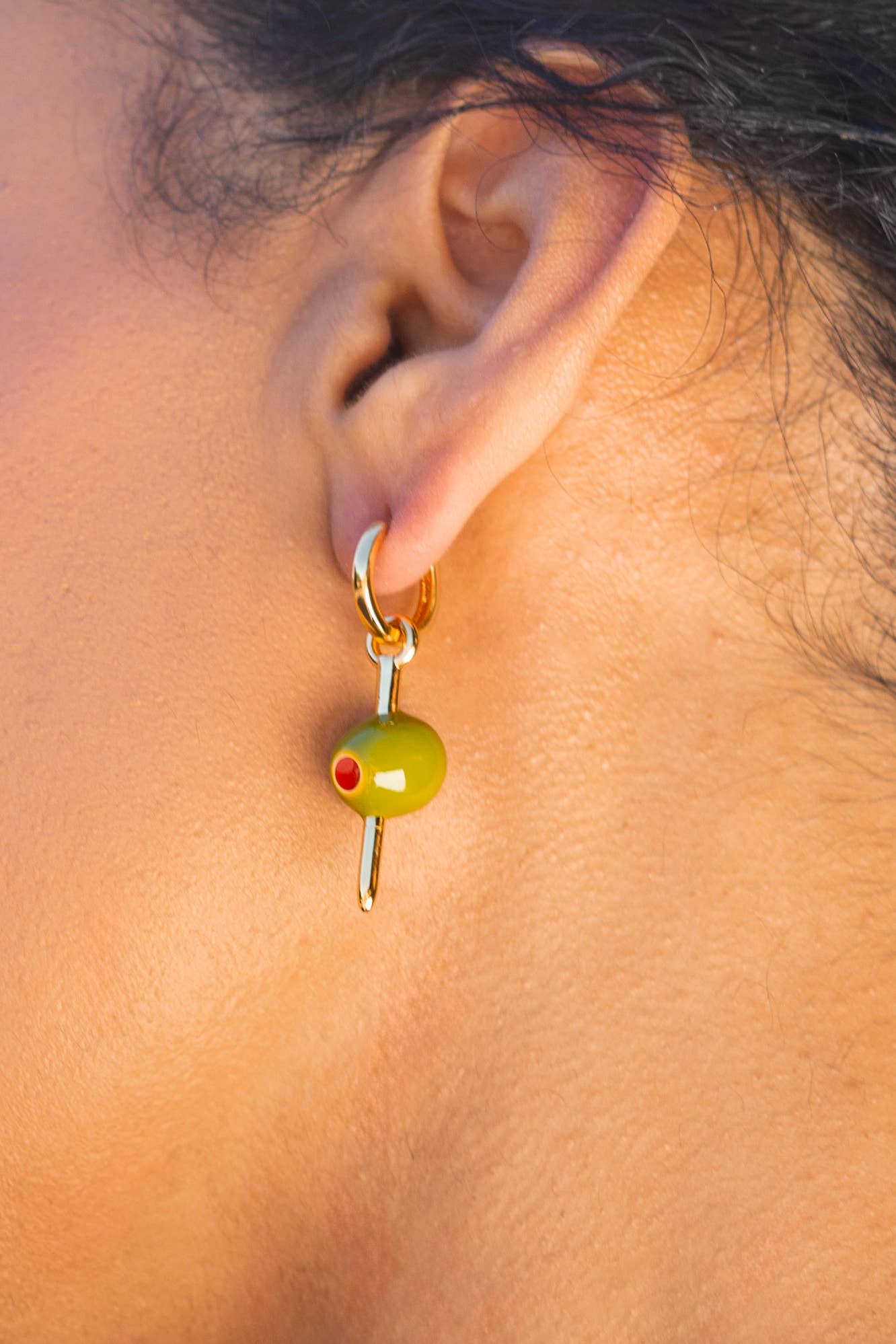 Make it Dirty Hoops - 18K Gold Plated