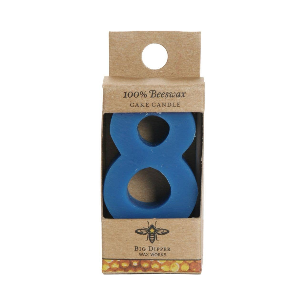 Beeswax Number Birthday Cake Candles
