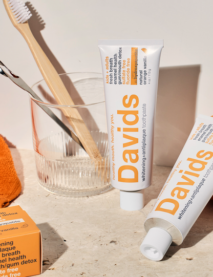 Davids toothpaste  /  orange vanilla