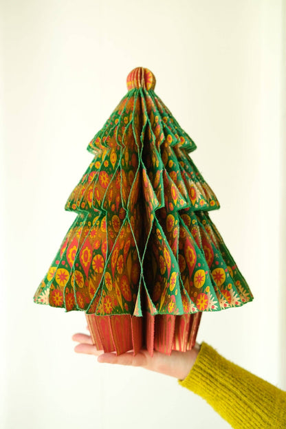 Christmas Tree Honeycomb Paper Decoration