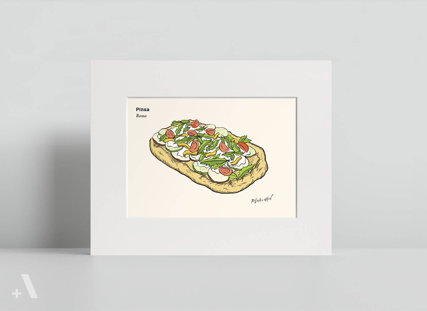 Pizzas of Italy Illustrated Art Print
