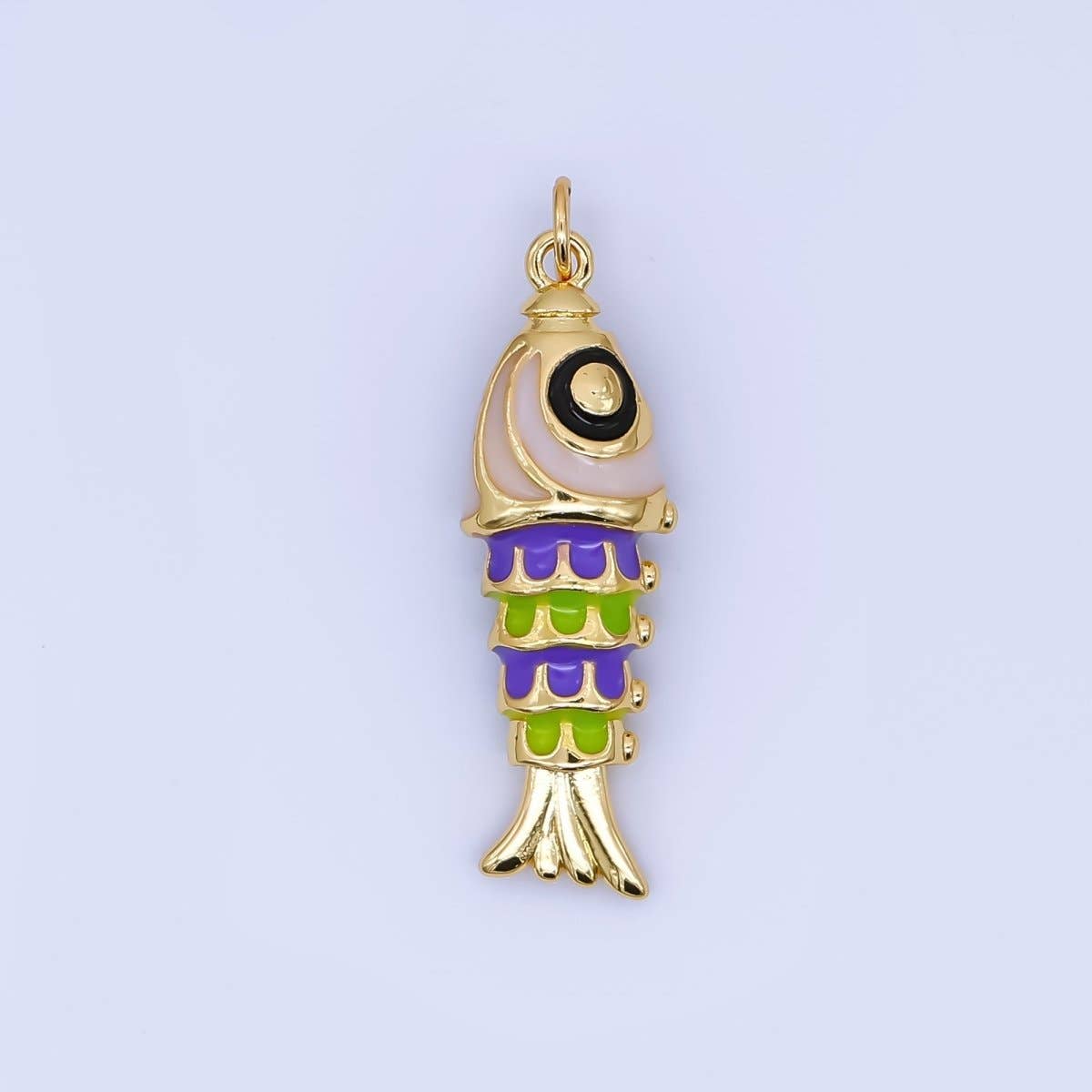 3D Fish Charm Necklace