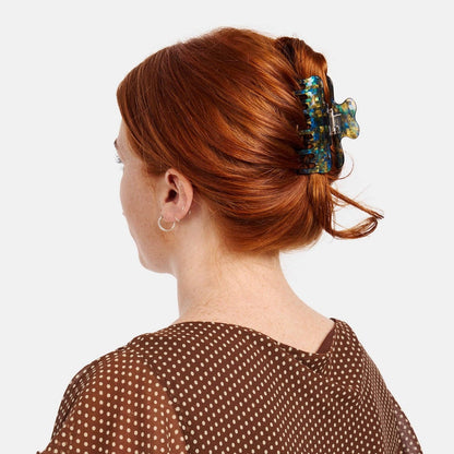 Jojo Hair Claw in Small Dark Sparkle