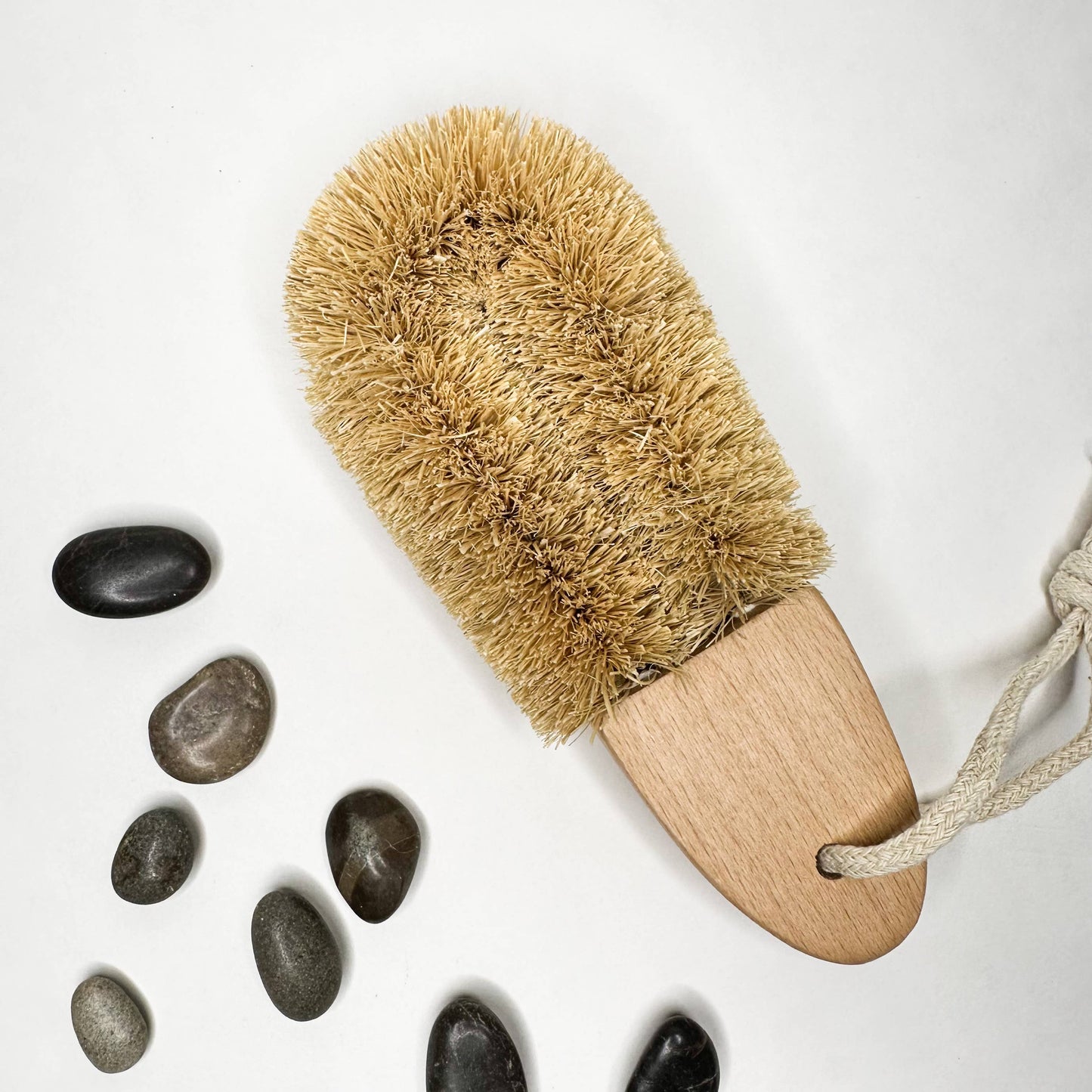 Natural Coconut Bristle Kitchen Brush