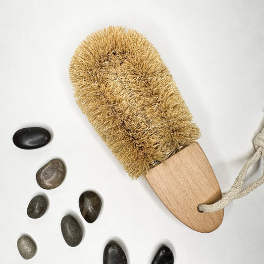 Natural Coconut Bristle Kitchen Brush