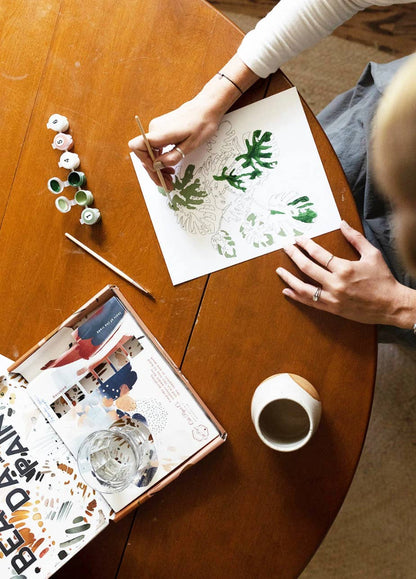 Sailboats at Sea Paint-By-Numbers kit