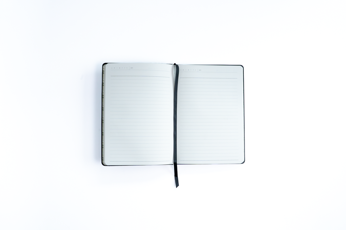 Lily of the Valley Embroidered Hardbound Notebook