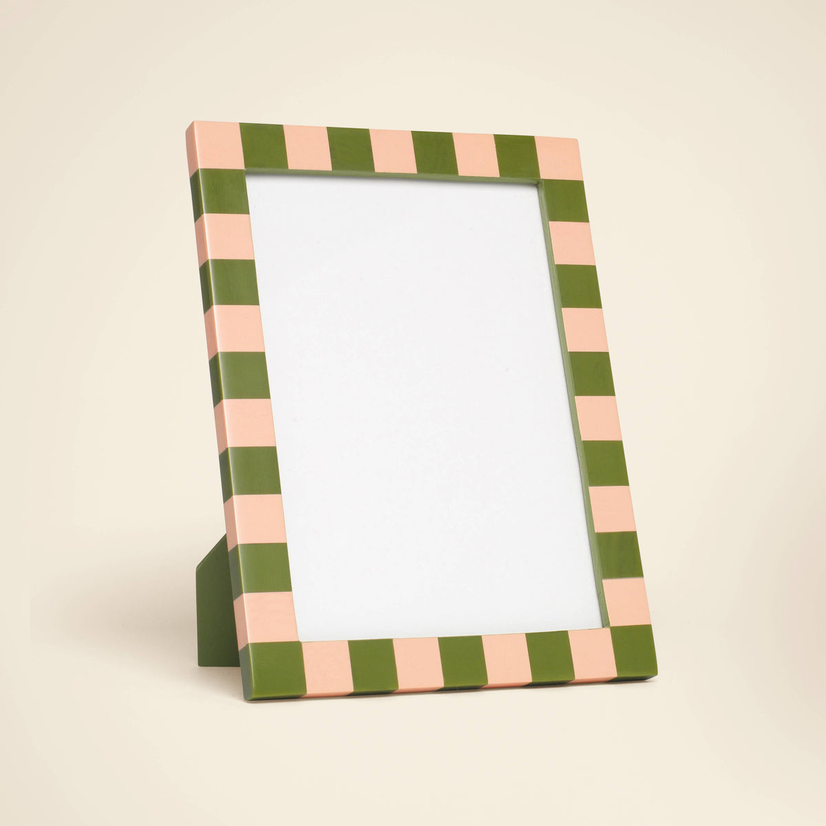 Striped Resin Desk Photo Frame, 5x7
