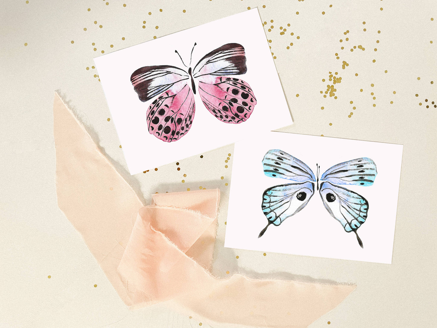 Butterfly Watercolor Art Print