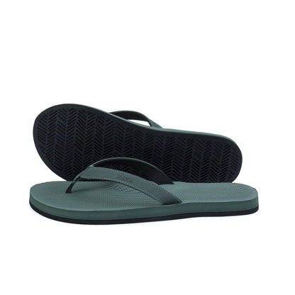 Women's Leaf Green Recycled Flip Flops