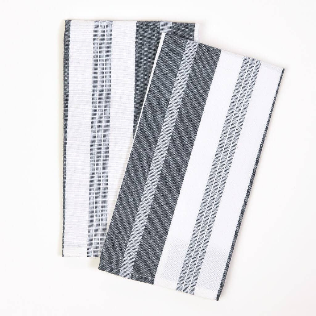 Hand Woven Guatemalan Kitchen Striped Towel Sets