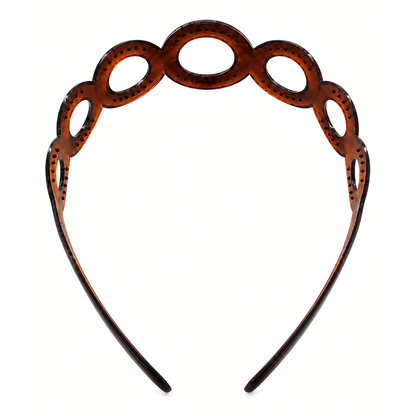 French Circle Tortoise Shell Acetate Headband