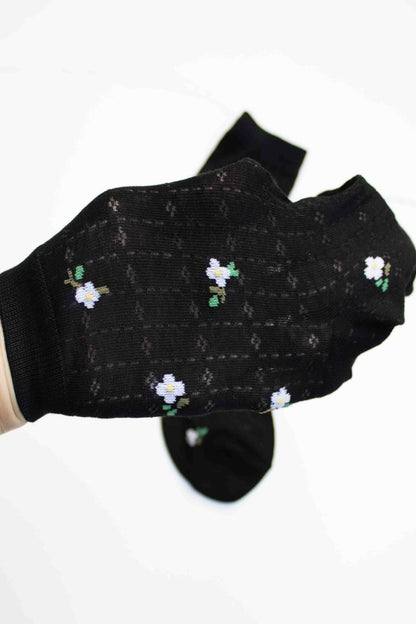 Mini Floral Cotton Socks