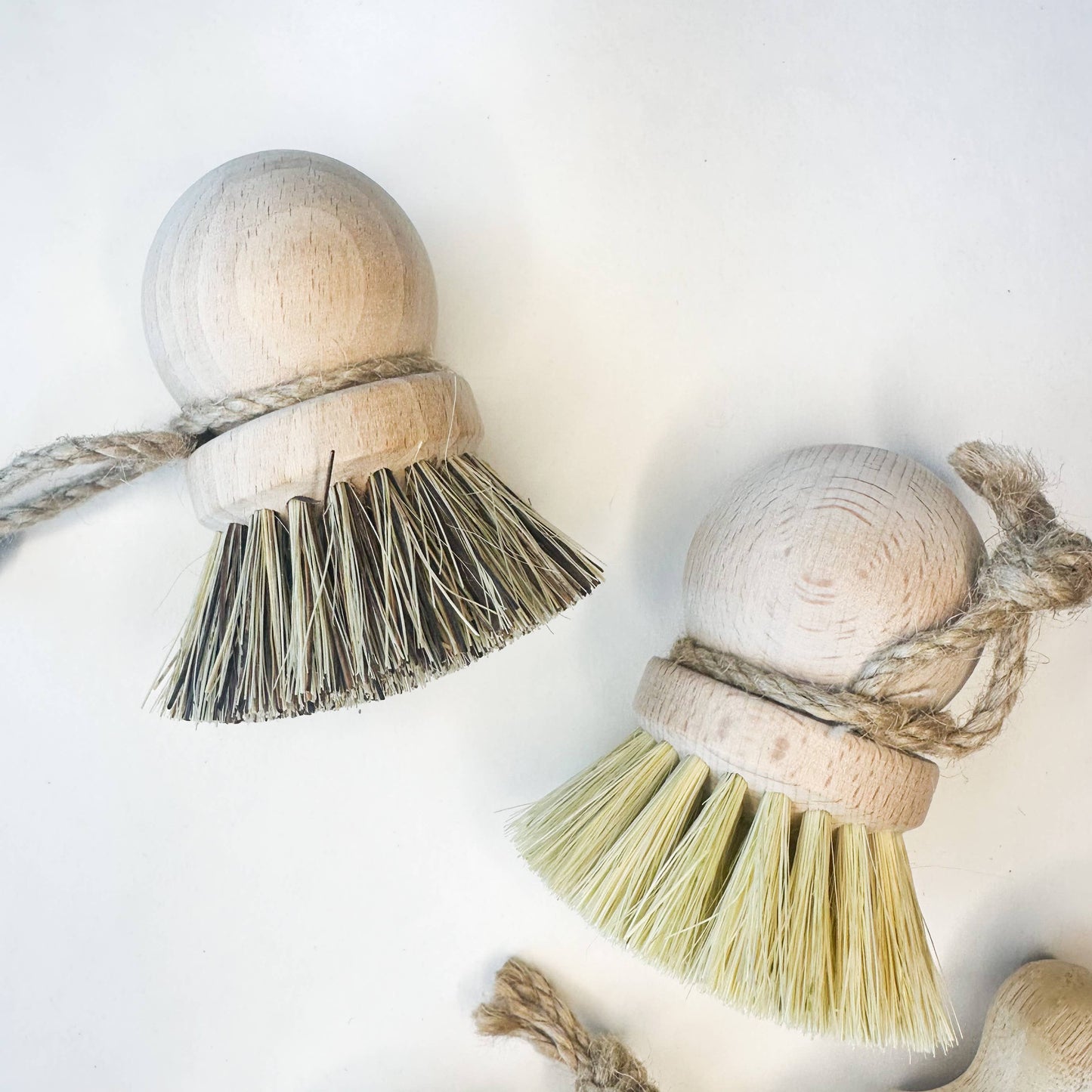 Natural Wood Pot Brush Eco Kitchen Scrubber