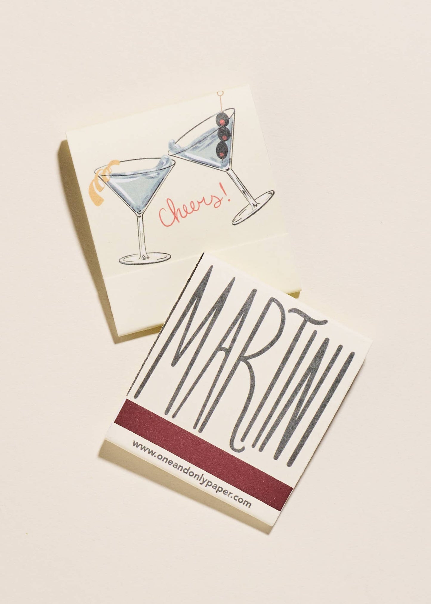 Martini Printed 10 Stem Matchbooks