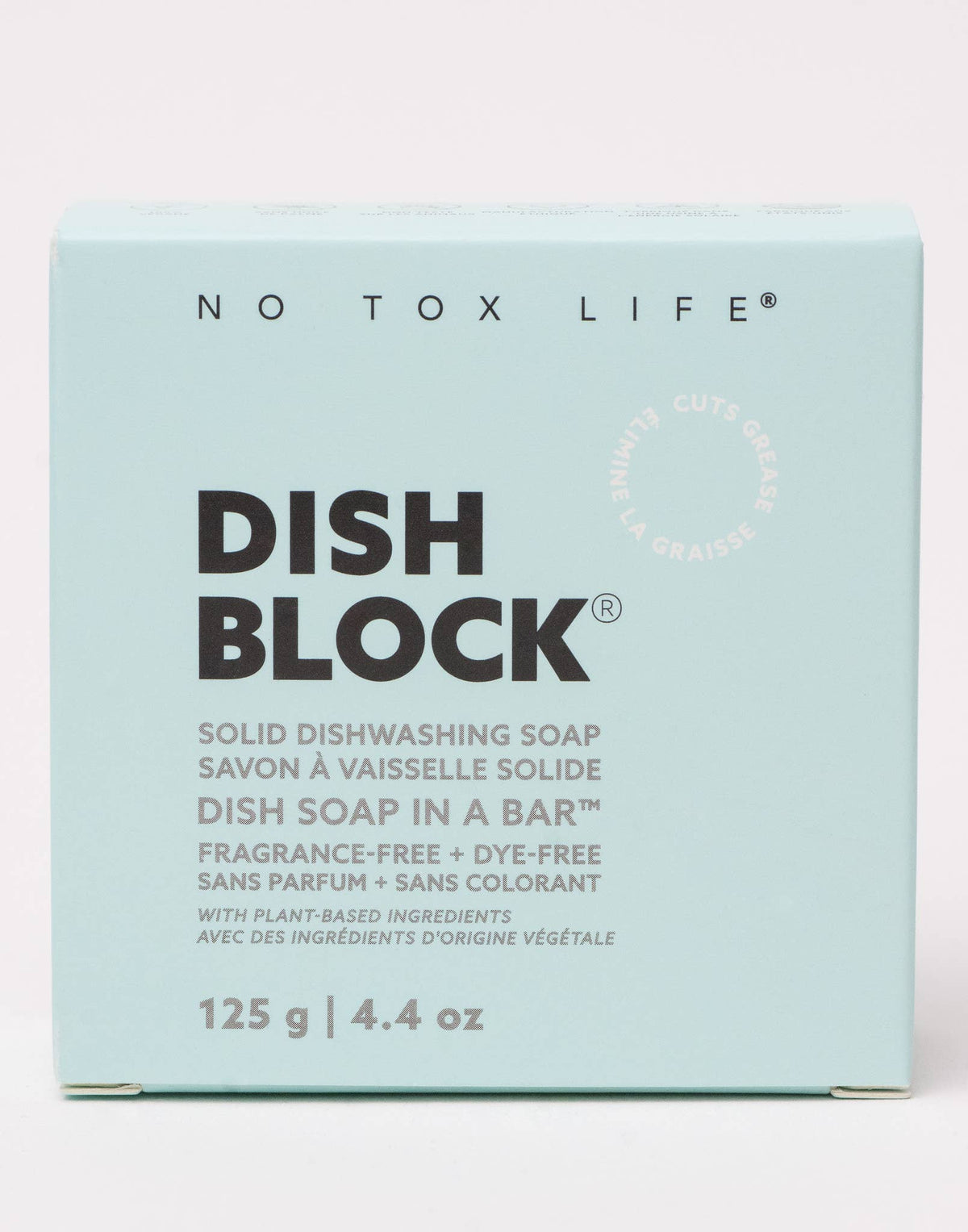 Fragrance Free Solid Dish Soap Block