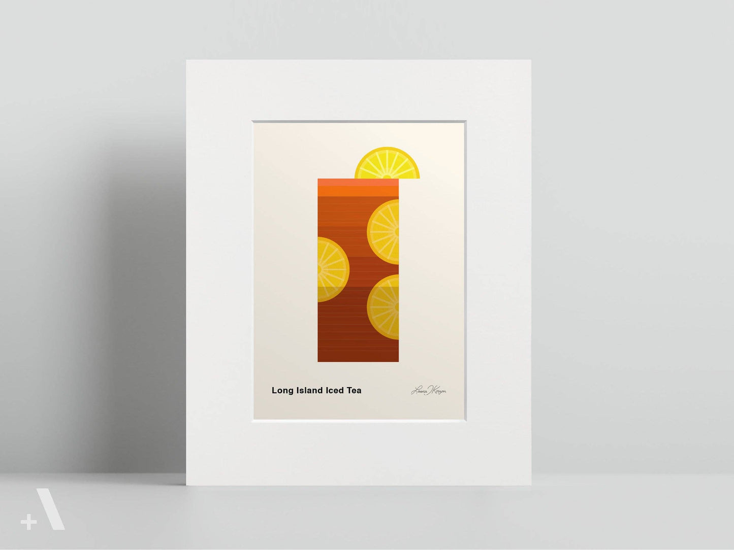 American Cocktails Illustrated Art Print