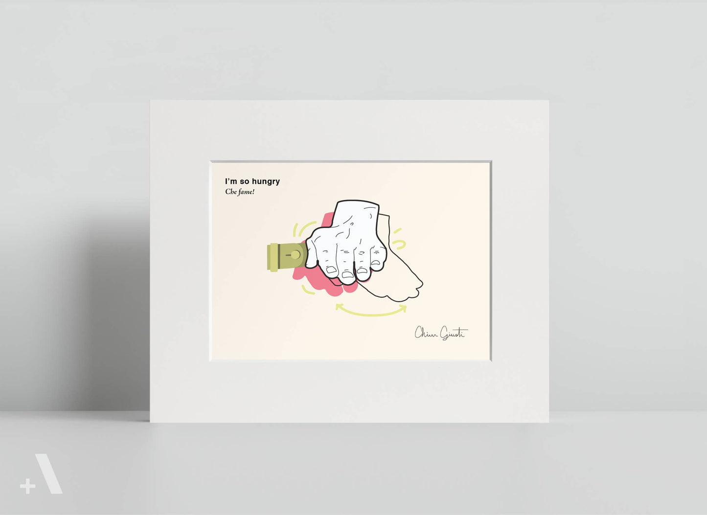 Italian Hand Gestures Illustrated Art Print