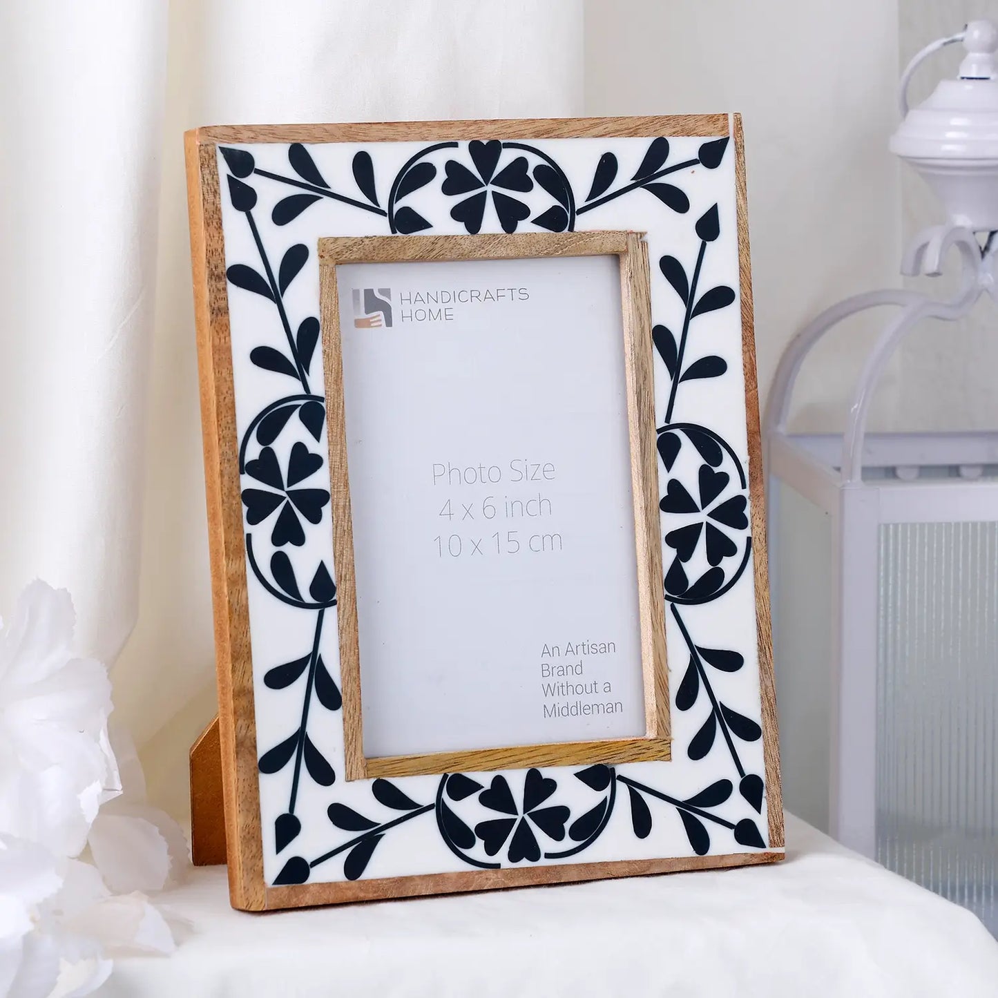 Alhambra Resin Inlay & Wood Picture Frame