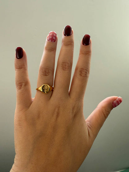 Sunflower Gold Ring