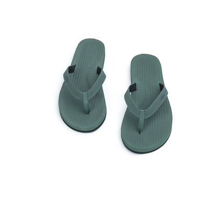 Women's Leaf Green Recycled Flip Flops