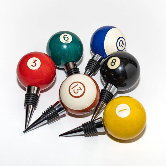 Vintage Billiard Ball Bottle Stopper