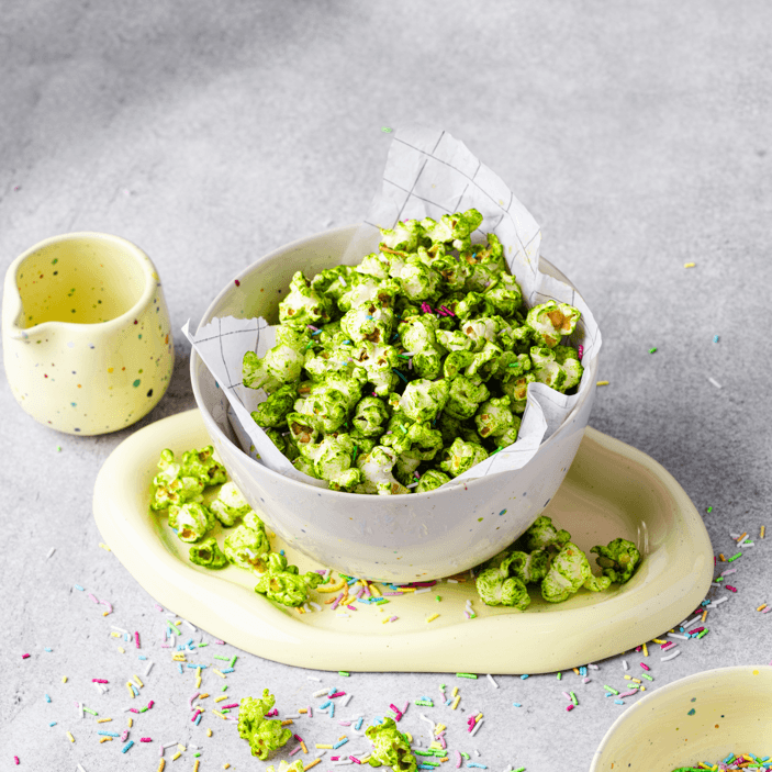 White Party Stoneware Bowl Reactive Glaze
