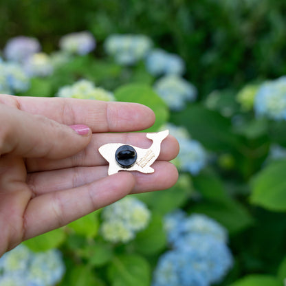 Blue Whale Hard Enamel Lapel Pin