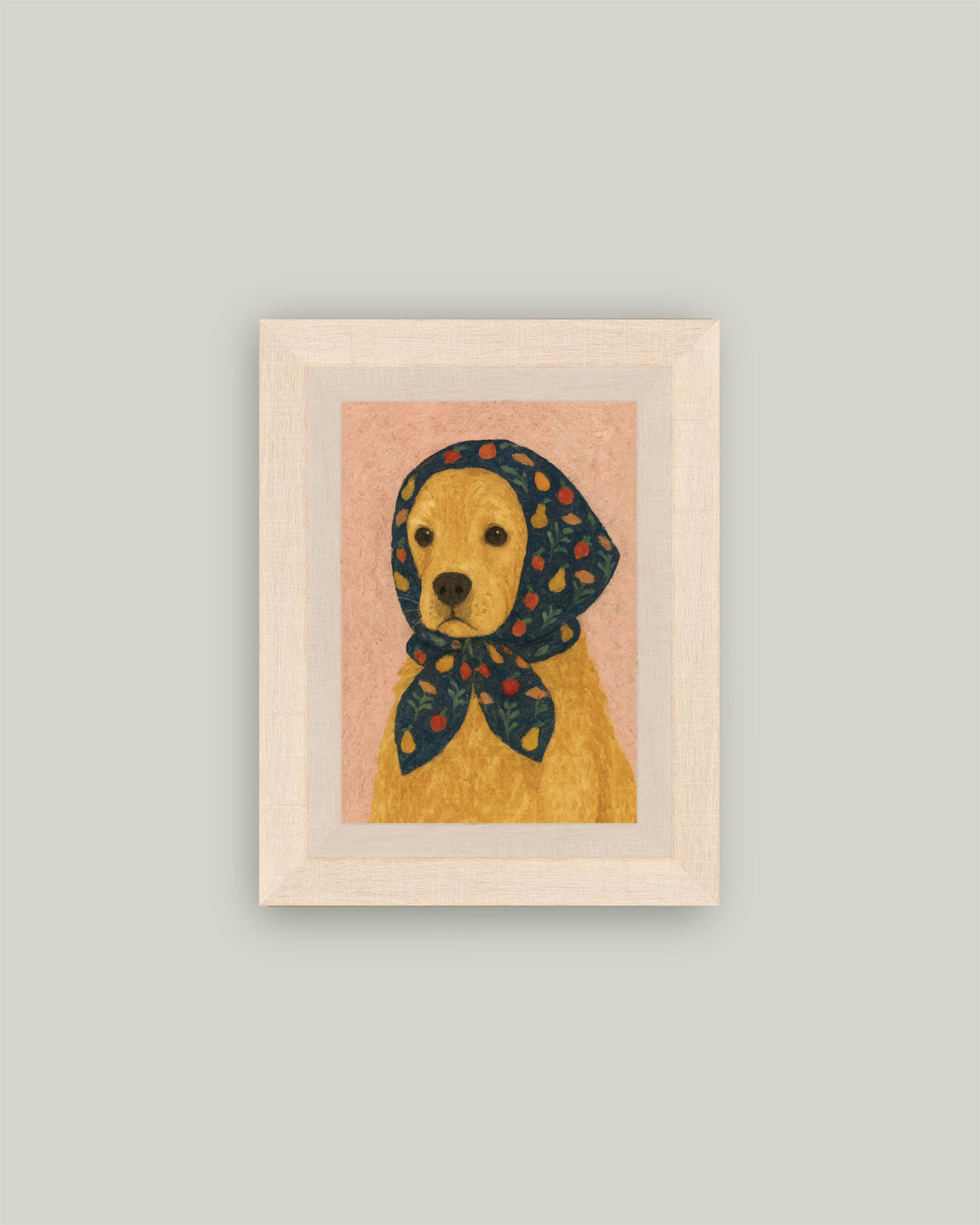 Golden Abstract Art Print, Framed Wall Decor