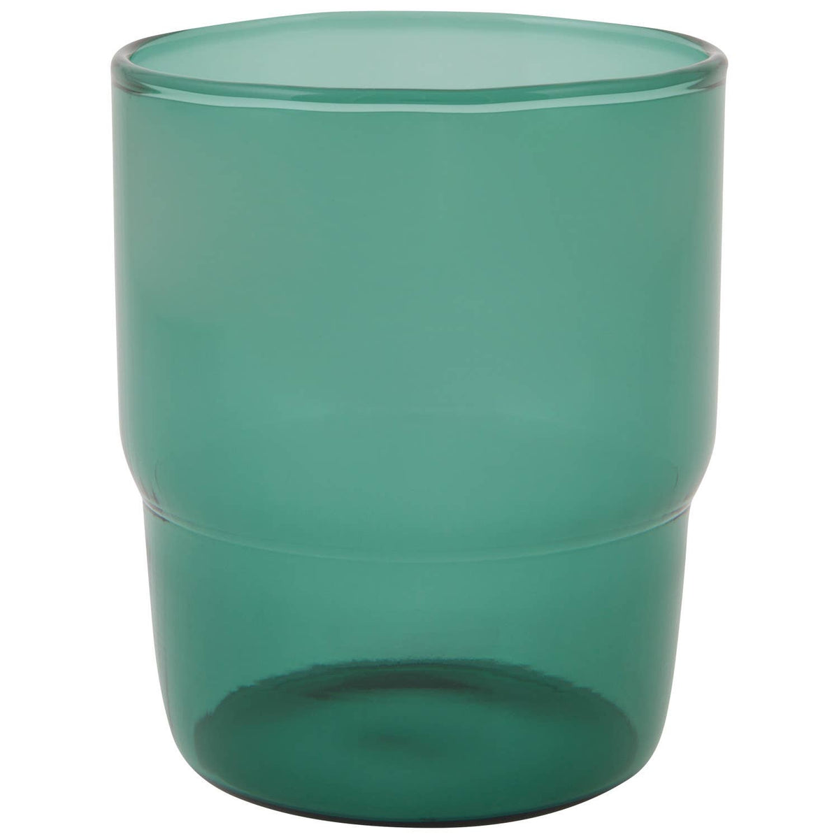 Emerald Borosilicate Stacking Glass, 13 oz