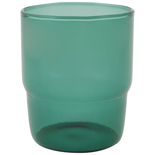 Emerald Borosilicate Stacking Glass, 13 oz