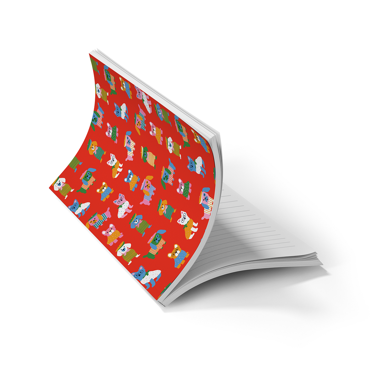 Paris Pups Layflat Notebook