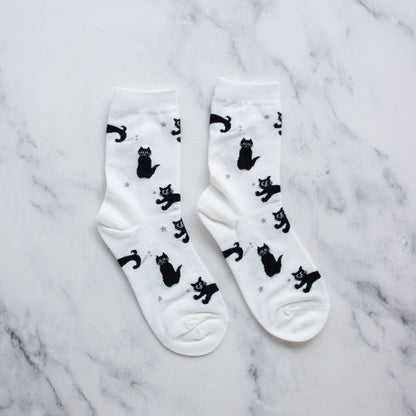 Cat Meow Casual Socks